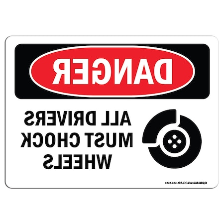 OSHA Danger, 5 Width, Decal